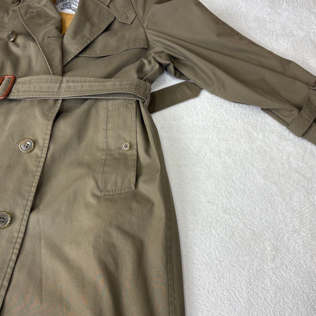 着丈117 バーバリー ダブル トレンチコート ライナー ノバチェック ベルト