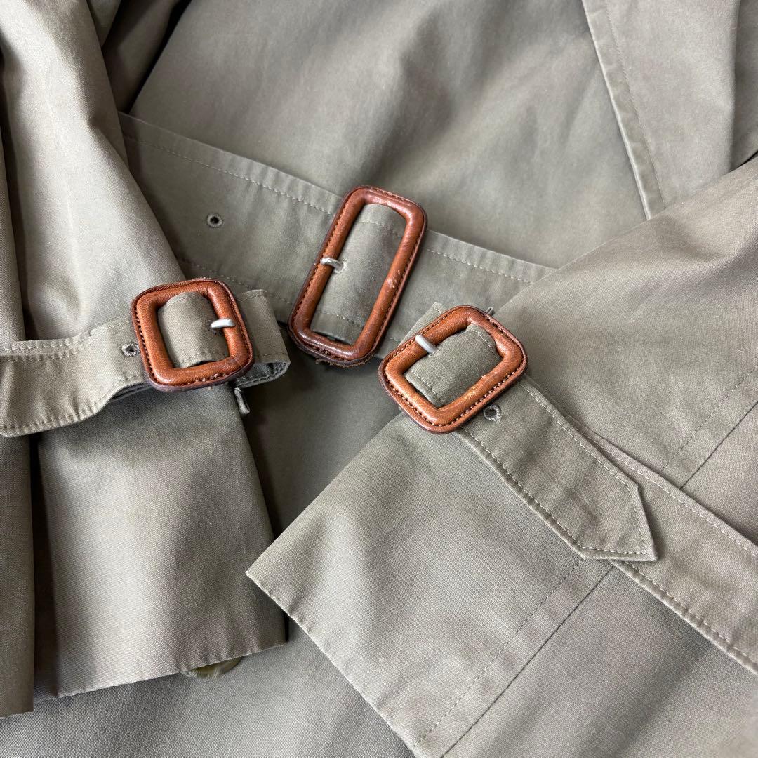 着丈117 バーバリー ダブル トレンチコート ライナー ノバチェック ベルト