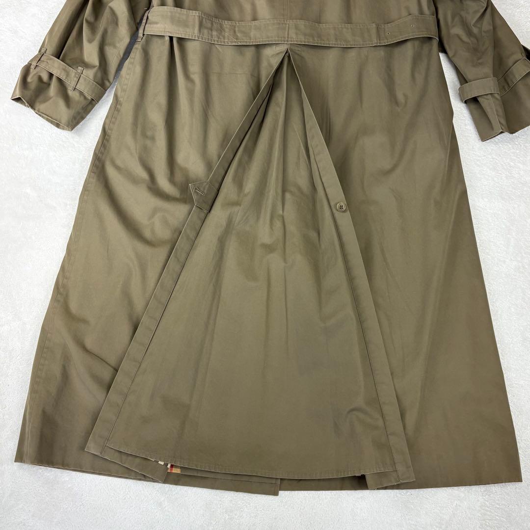 着丈117 バーバリー ダブル トレンチコート ライナー ノバチェック ベルト