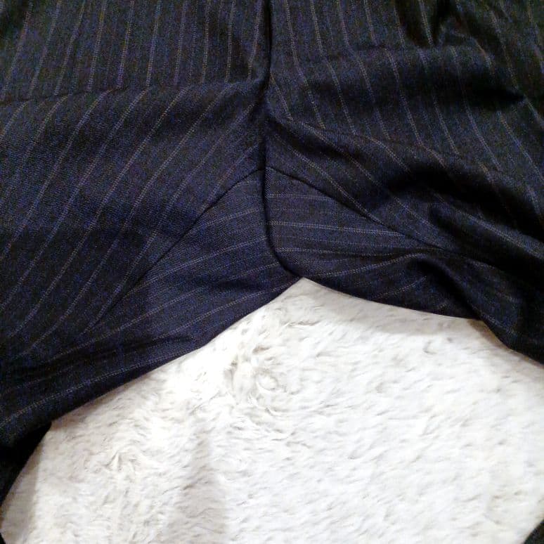 美品✨REGALリーガル ネイビー ストライプ ビジネススーツ フォーマルBE5