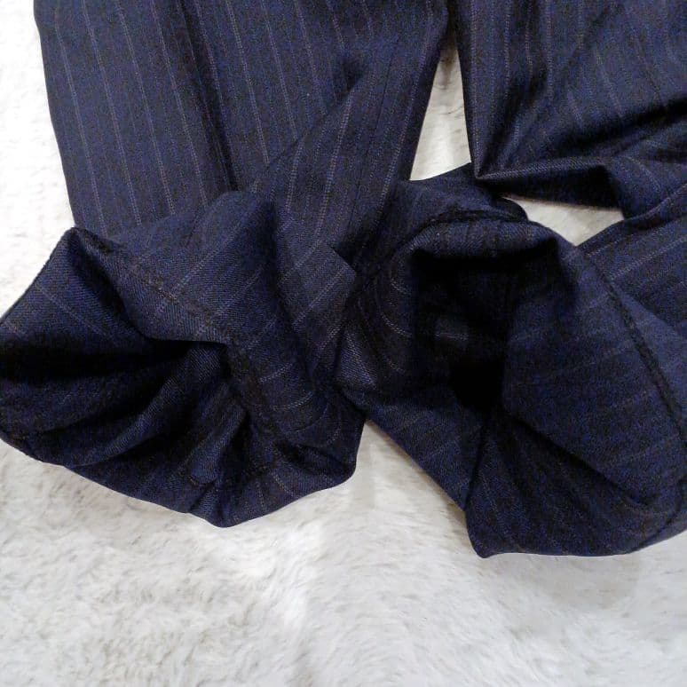 美品✨REGALリーガル ネイビー ストライプ ビジネススーツ フォーマルBE5