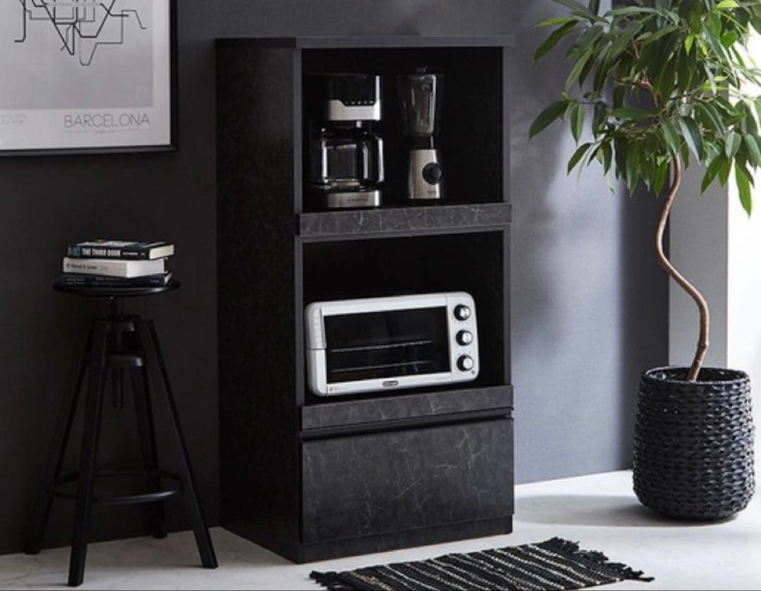 8日までの出品！最安値！処分品　レンジ台 レンジボード 幅59cm