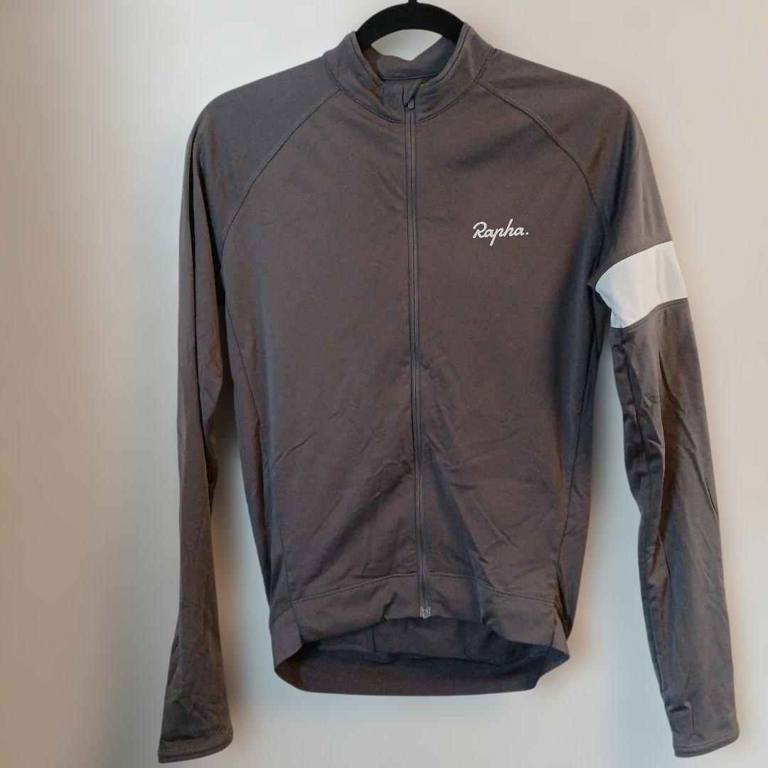 Rapha メンズ ロングスリーブコアジャージ Sサイズ グレー