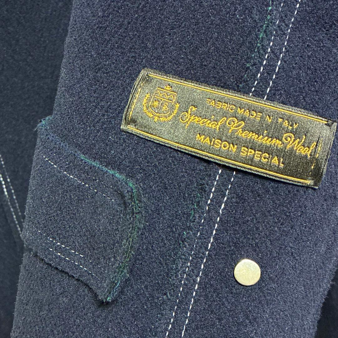 ジャケット・アウター MAISON SPECIAL import fabric wool coat