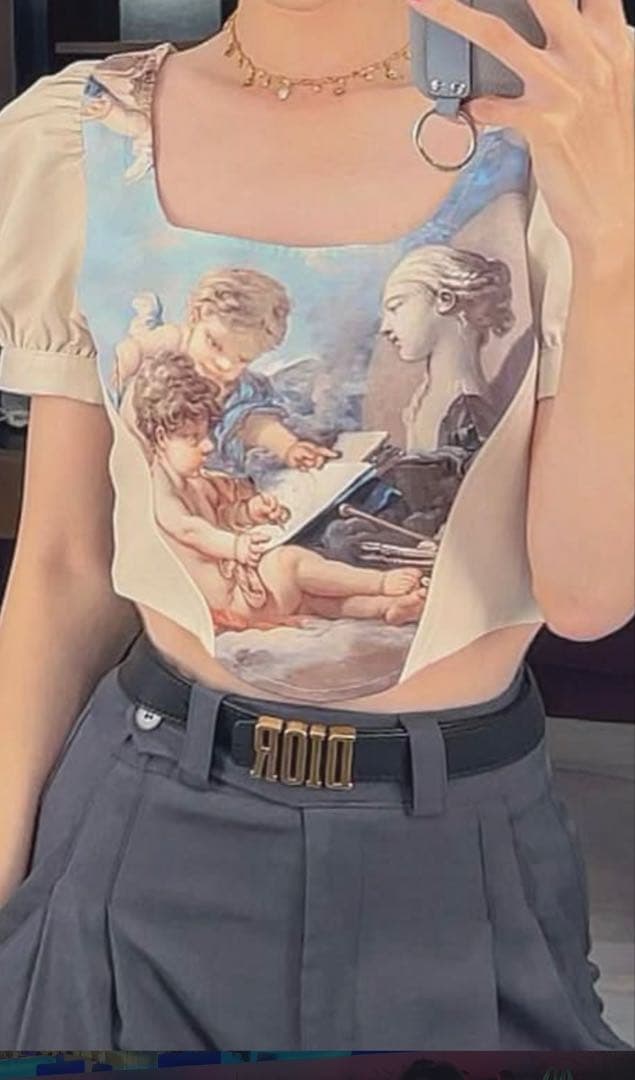 Dior ゴールド ネックレス 星型チャーム付き