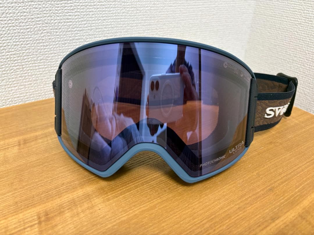 SWANSスワンズスキーゴーグル OUTBACK 【スペアレンズ＆ケースセット】