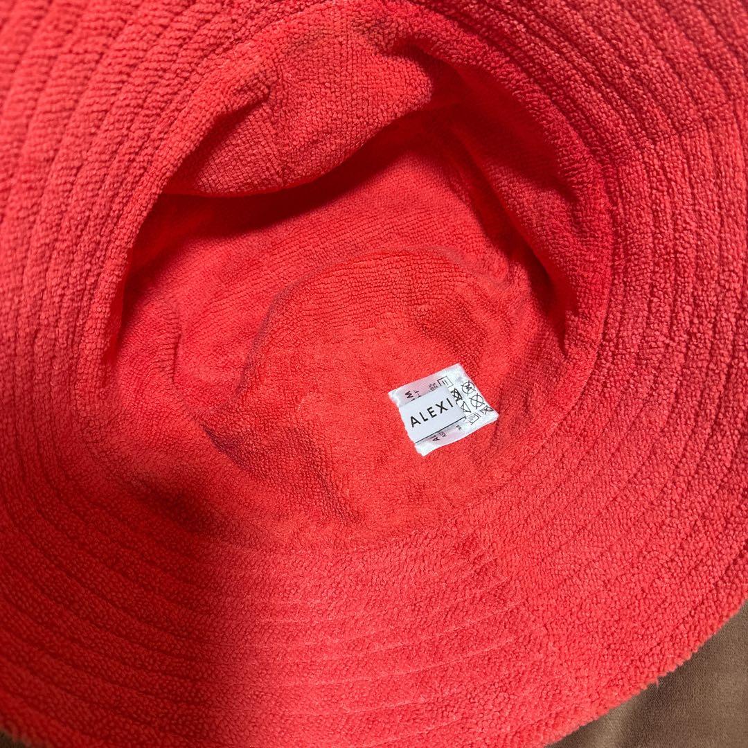 完売品 alexia stam Terry Bucket Hat バケハ レッド