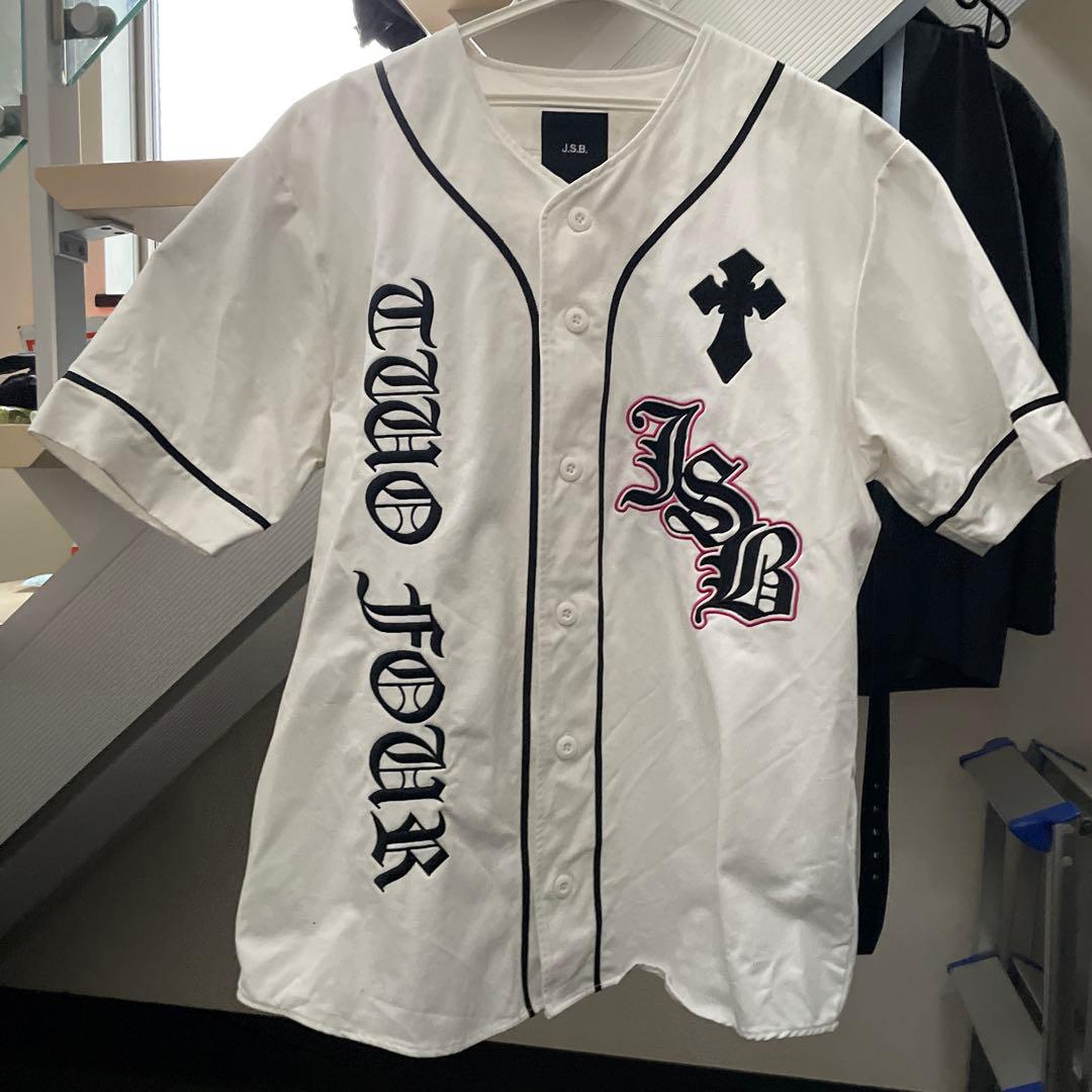ホワイト ベースボールシャツ JSB 24Karats