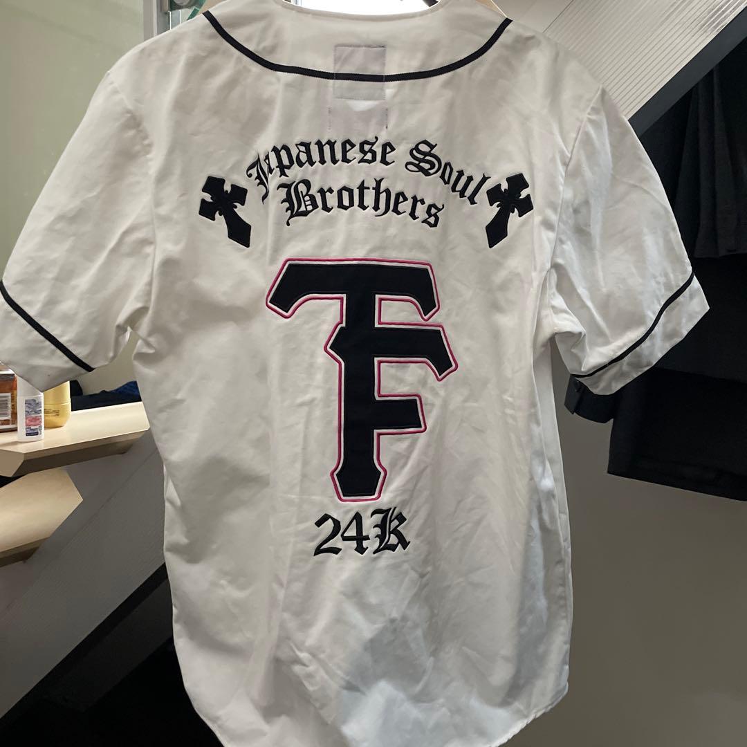 ホワイト ベースボールシャツ JSB 24Karats