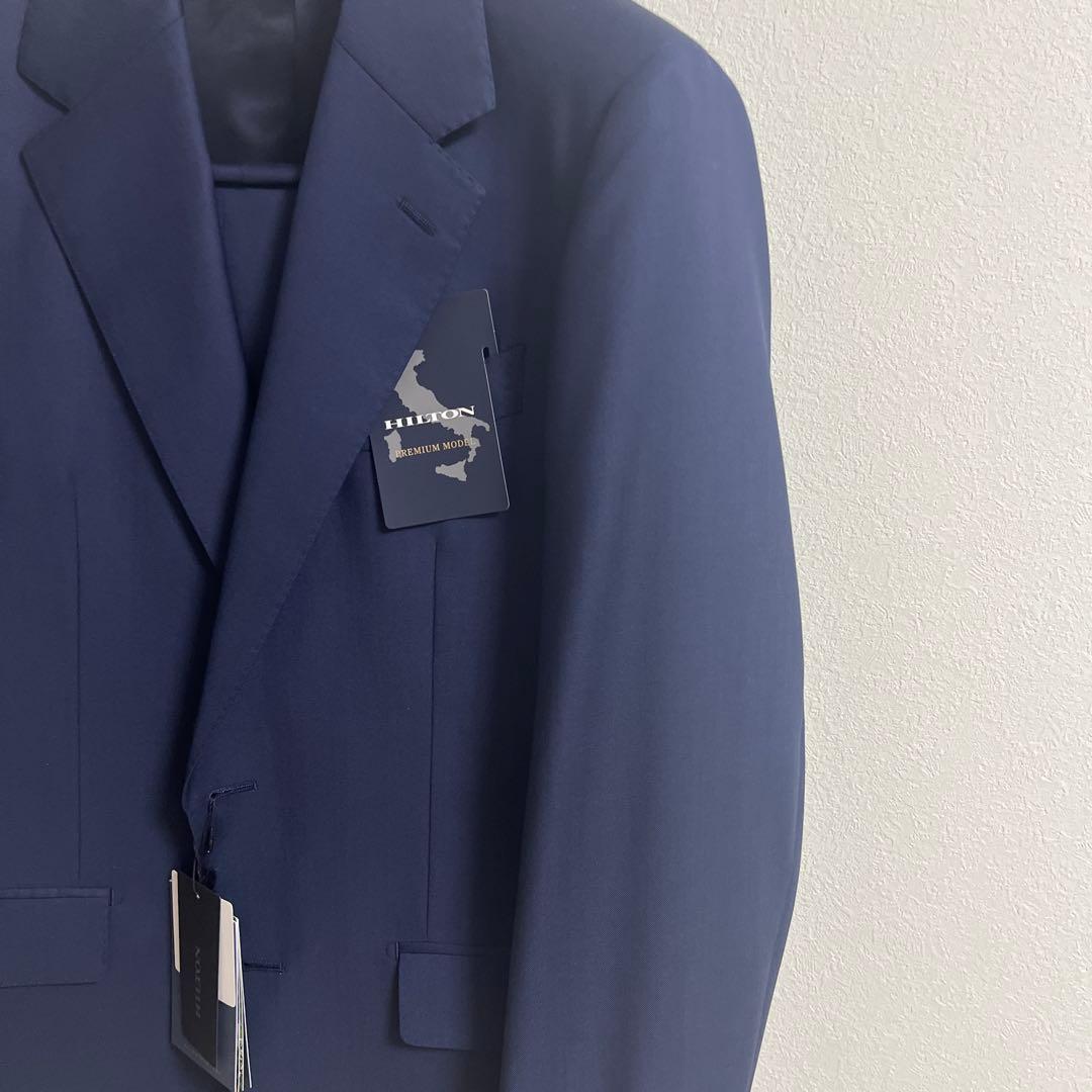 HiltonネイビースーツAB6未使用品
