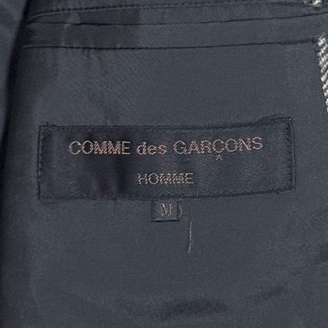 希少　コムデギャルソンオム　ノーカラージャケット　縮絨ウール　田中オム　日本製