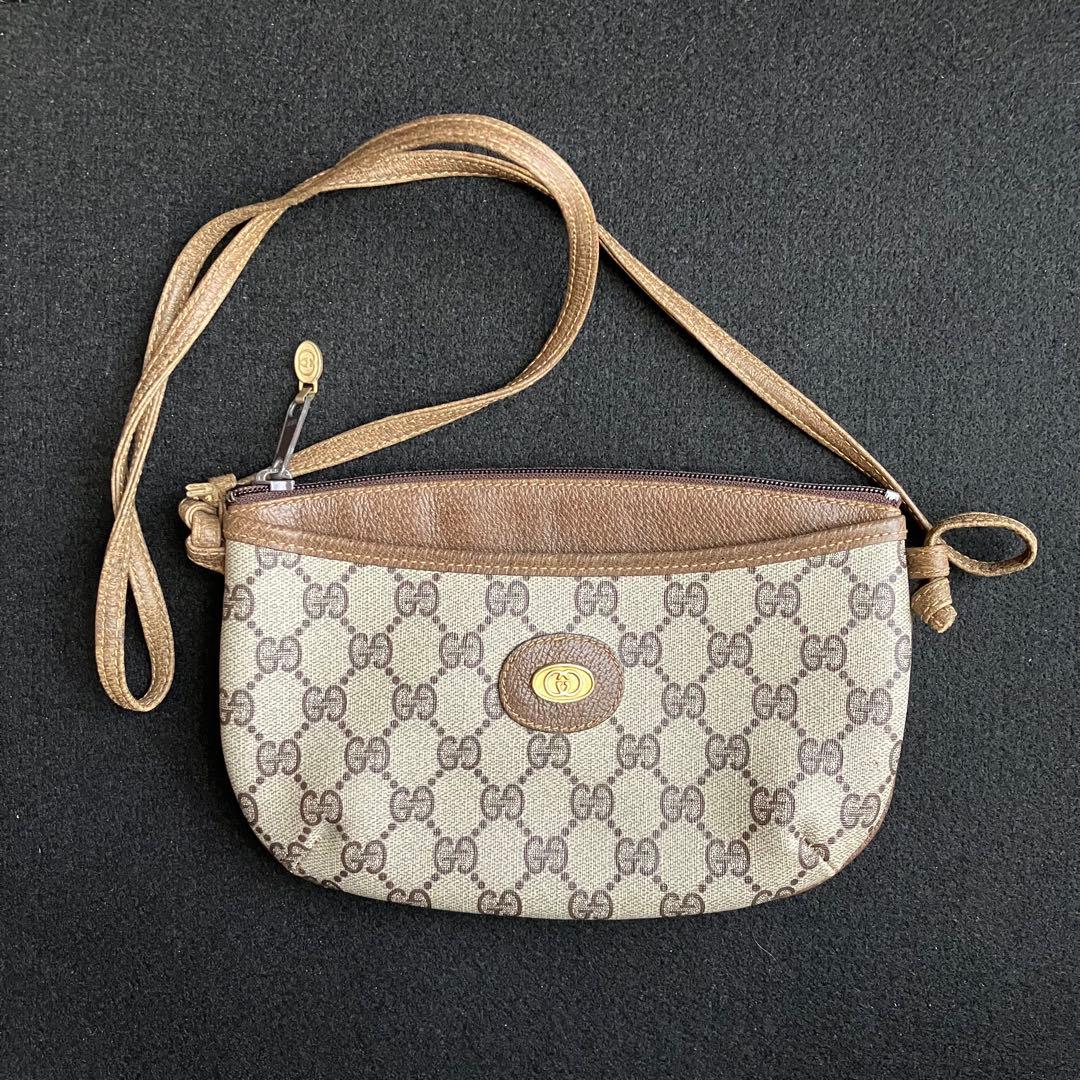 GUCCI オールドグッチ　GG 金具　スプリーム　ショルダーバッグ　ポシェット