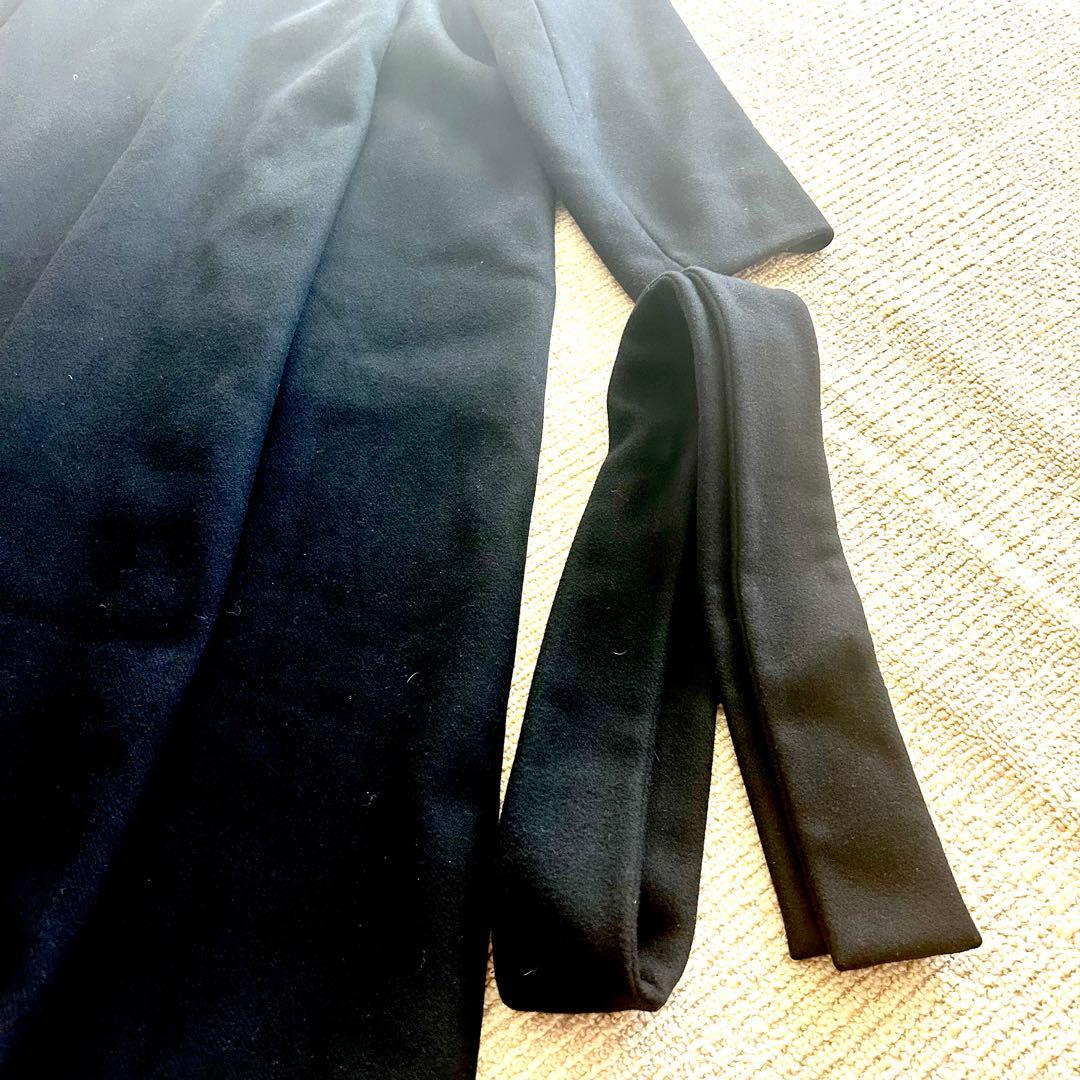 ヴェルメイユ パー イエナ メルトン テント ライン コート ロング リボン