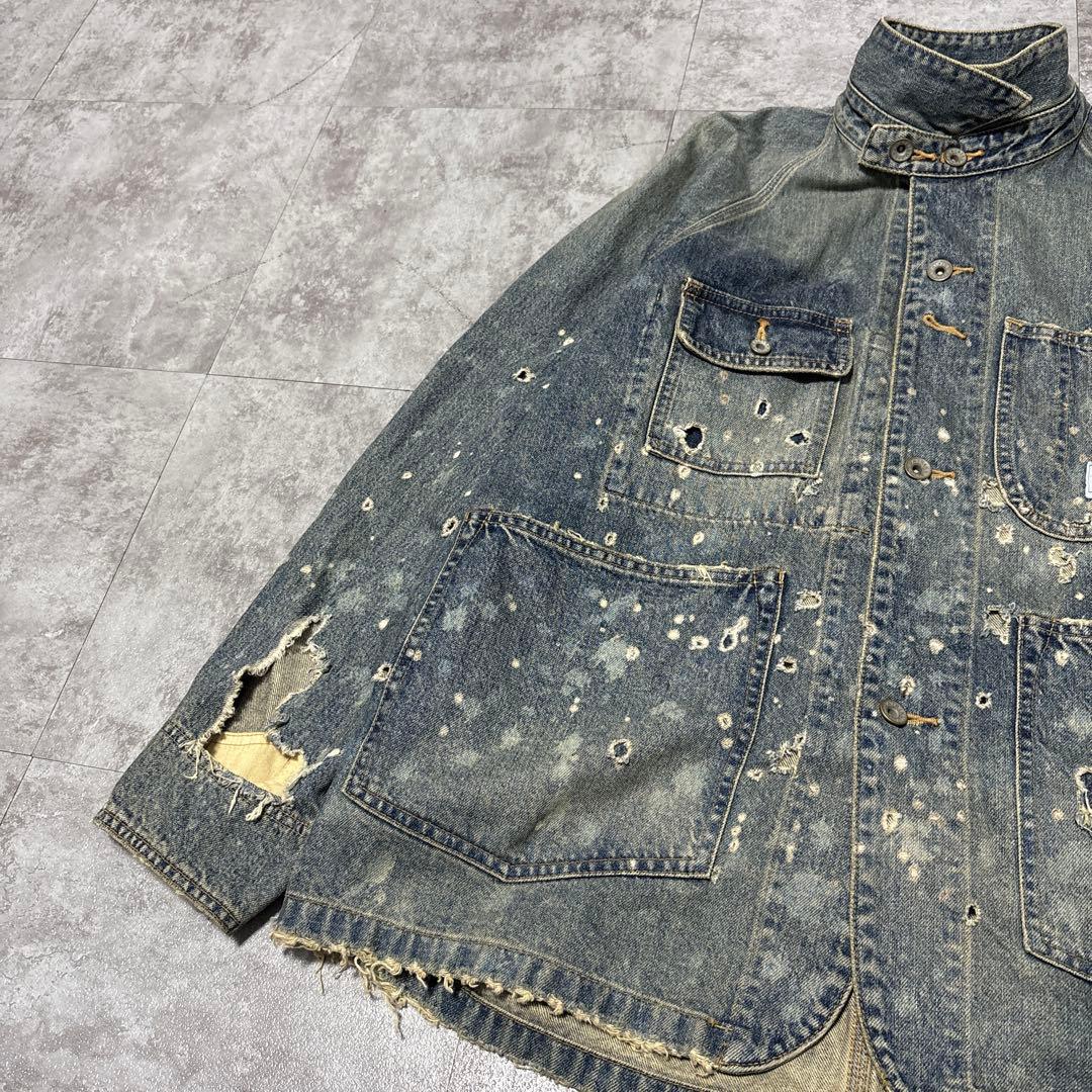 ジャケット・アウター dairiku damage denim cover all