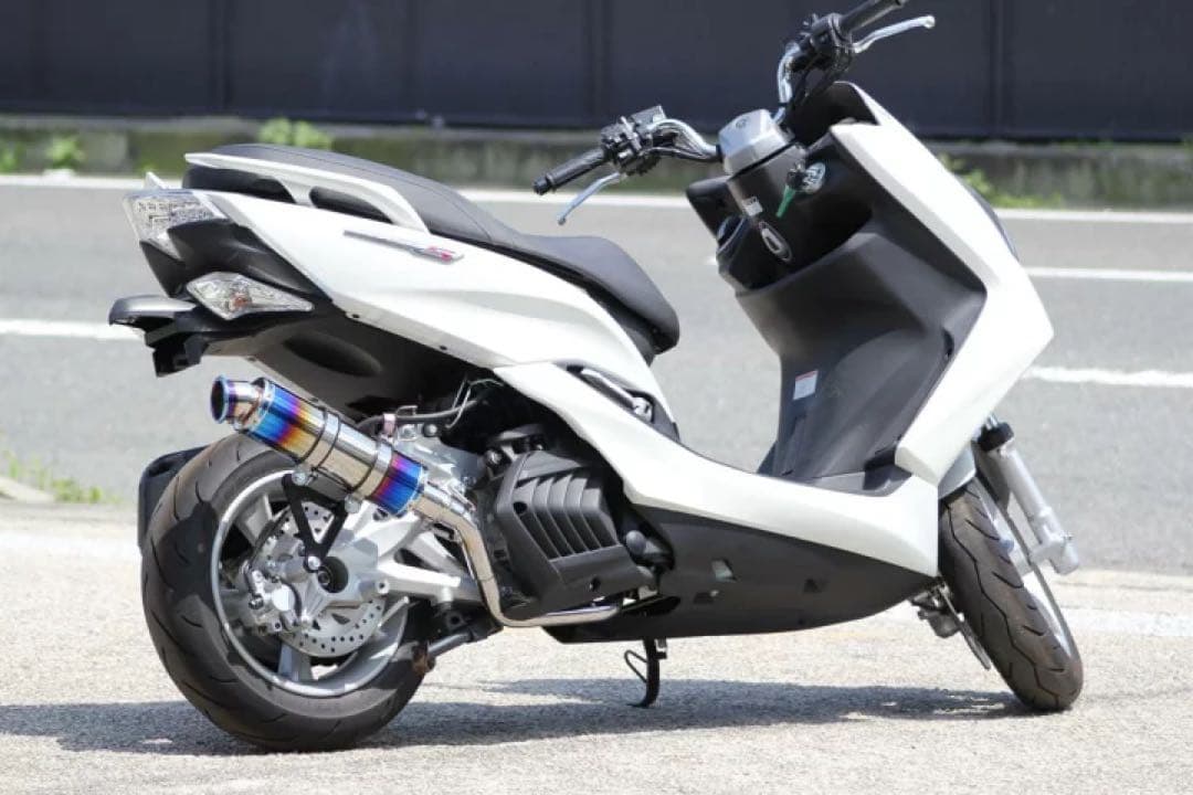 専用HMS ヤマハ マジェスティS (SG28J) SSB ブルーマフラー