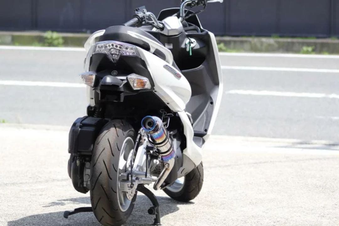 専用HMS ヤマハ マジェスティS (SG28J) SSB ブルーマフラー