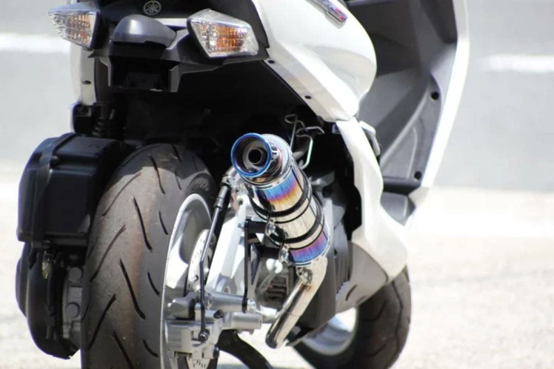 専用HMS ヤマハ マジェスティS (SG28J) SSB ブルーマフラー