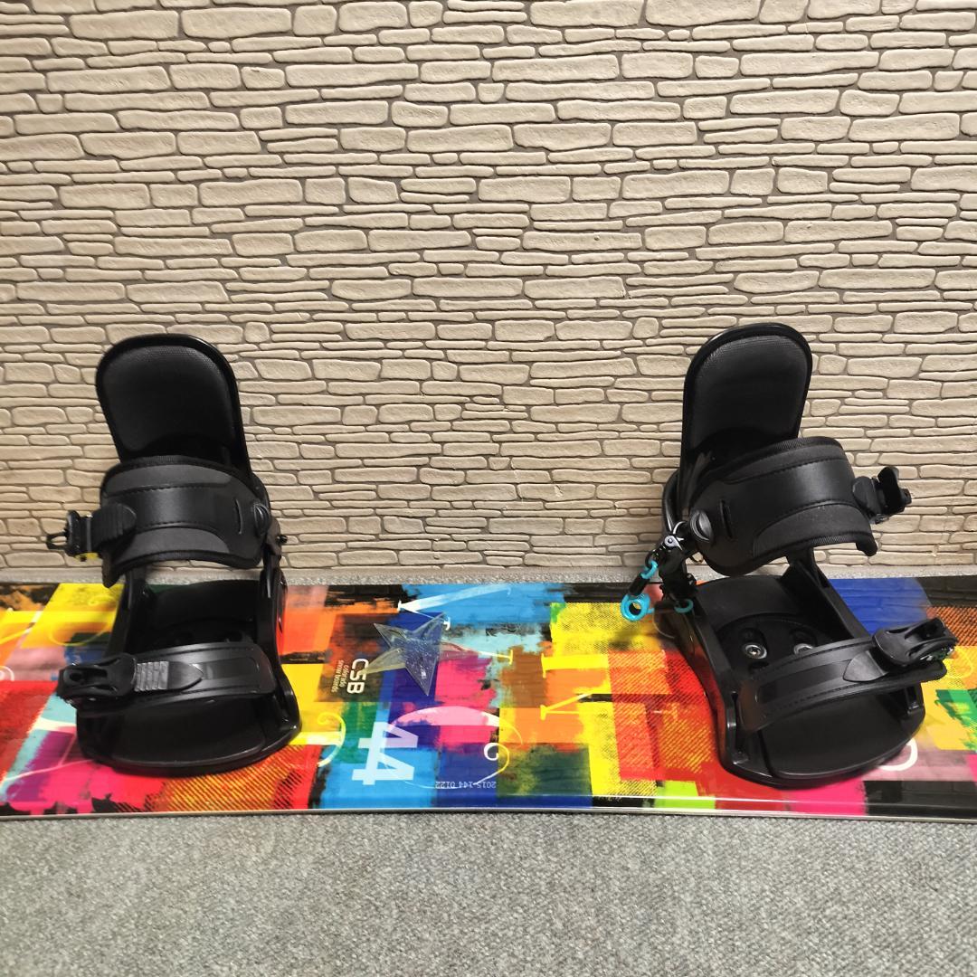 CSB レディース スノーボード 144cm ビンディング 2点セット