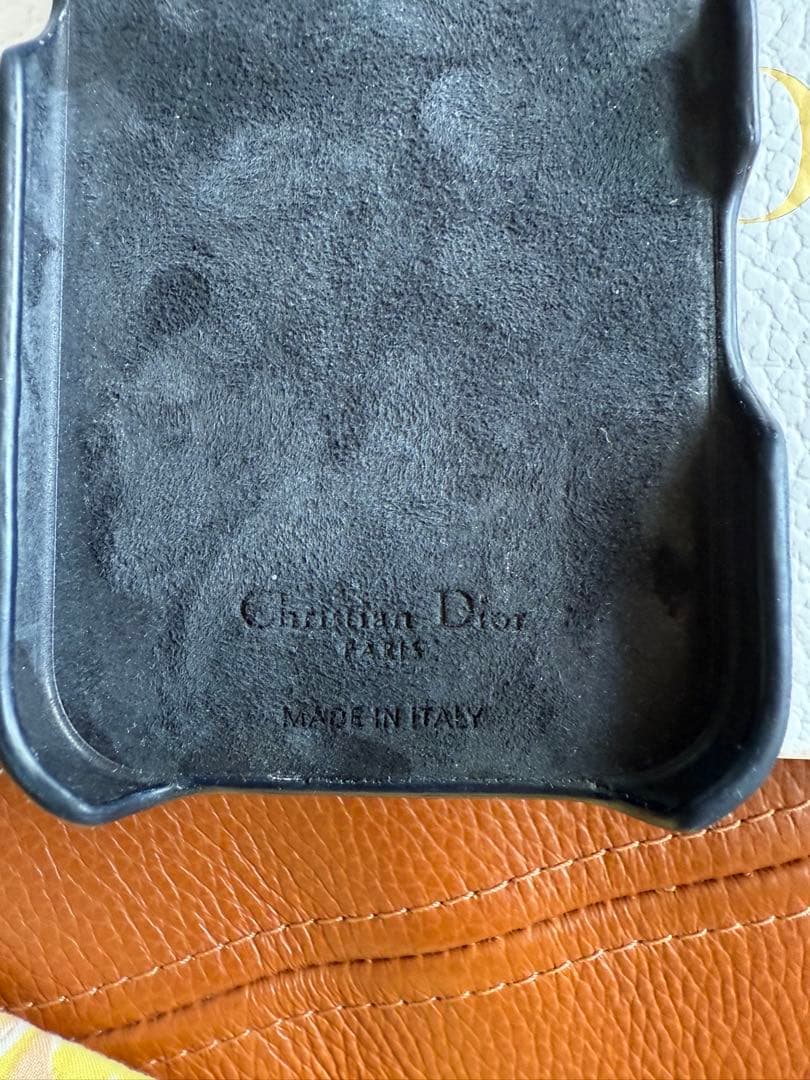 Dior iPhone16Proケース　カナージュ　ラムスキン