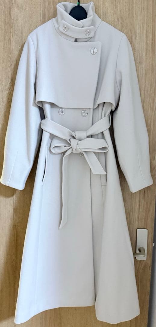 dazzlin ダズリン 2way カラーレディコート アイボリー M