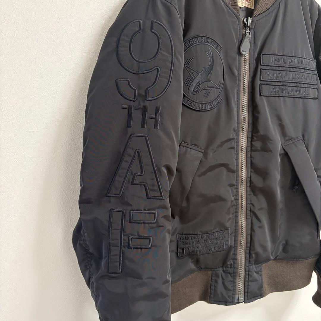 【入手困難XL】 アヴィレックス MA-1 タイガーシャーク フライトジャケット