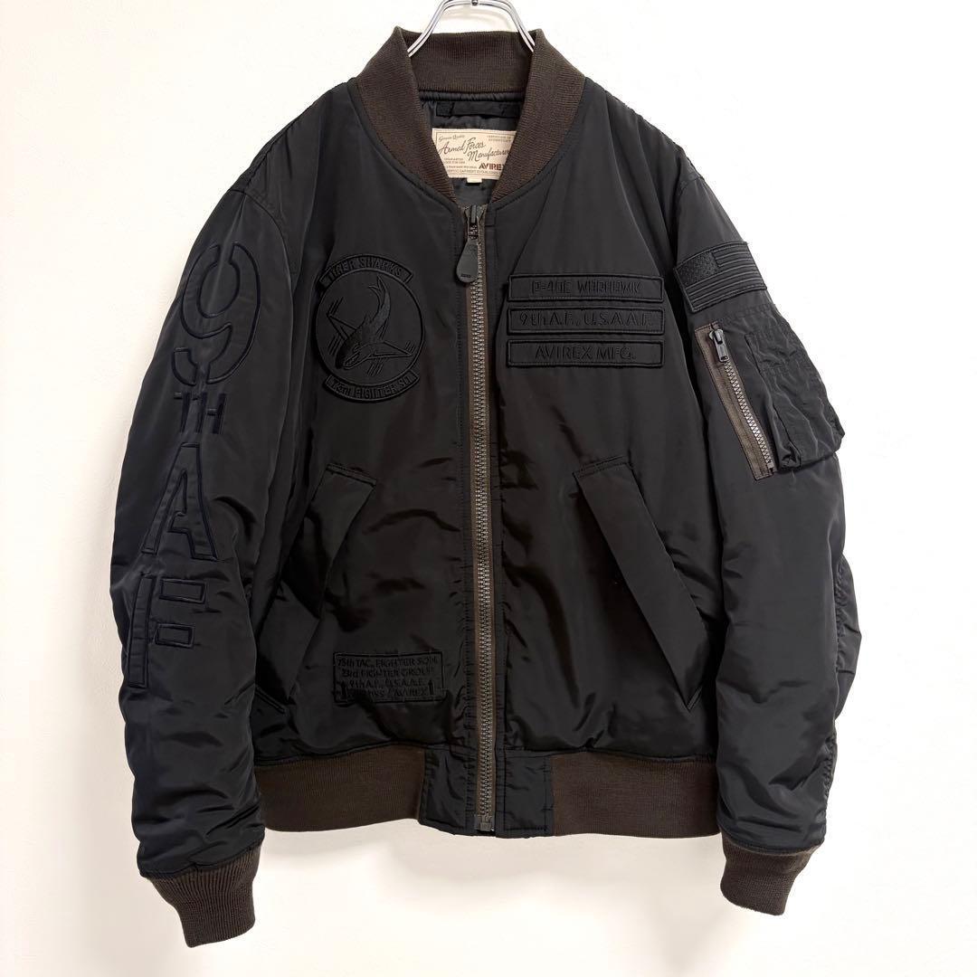 【入手困難XL】 アヴィレックス MA-1 タイガーシャーク フライトジャケット
