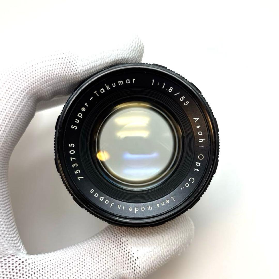 【美品】Super Takumar 55mm f1.8 初期型　m42マウント