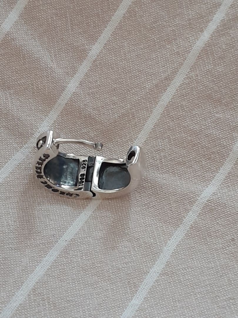 クロムハーツ NARROW V-CHX LナローV CHX シルバーピアス