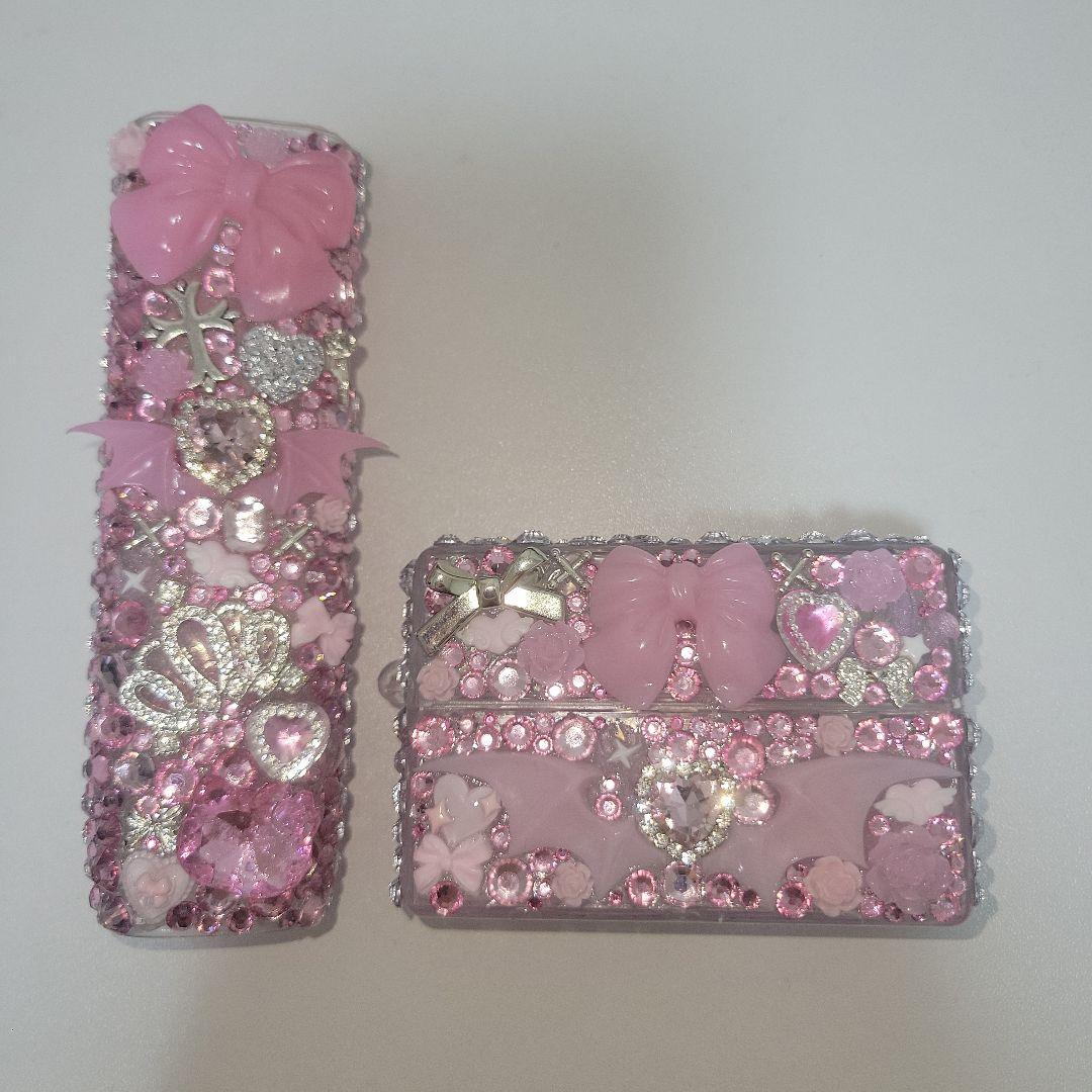 iQOSイルマワン ケース ハンドメイド 電子タバコ テリア デコ 15 26