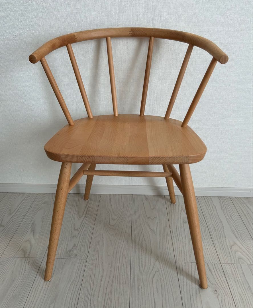 【kounonnon 】【4脚のうち④】無印良品 ブナ材アームチェア