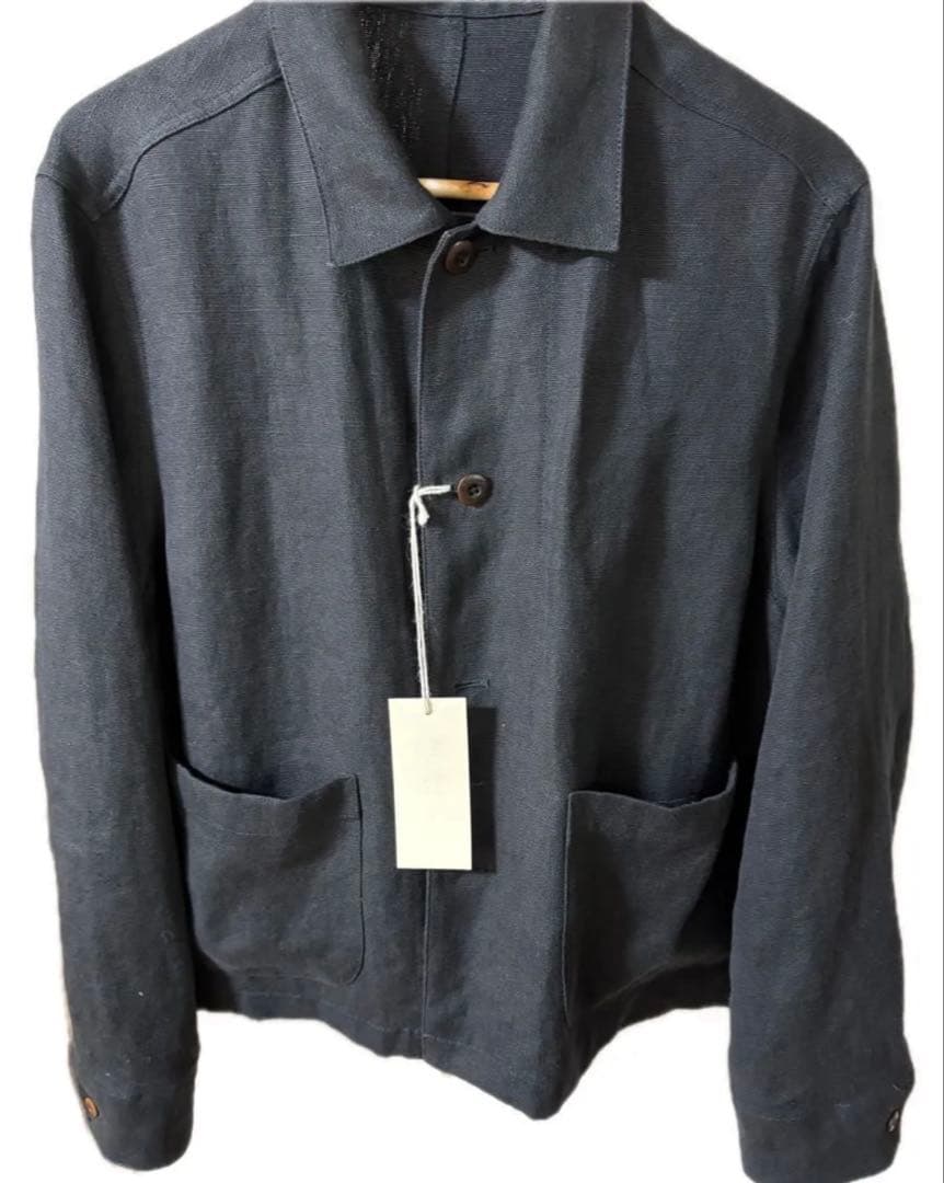 ジャケット・アウター LINEN CROPPED CHORE JACKET