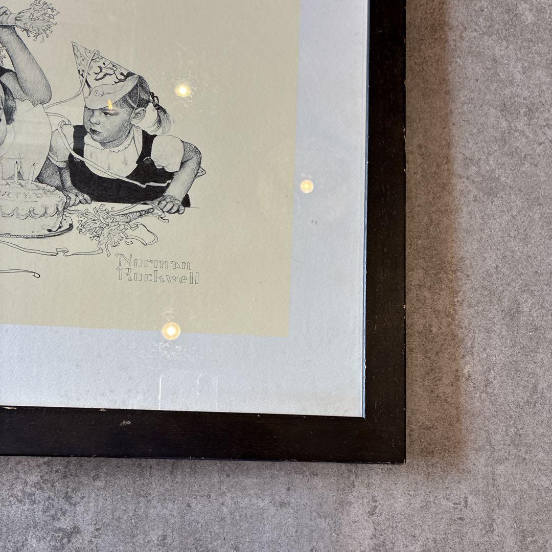 p*o様 ノーマン・ロックウェル ドローイング『誕生日』