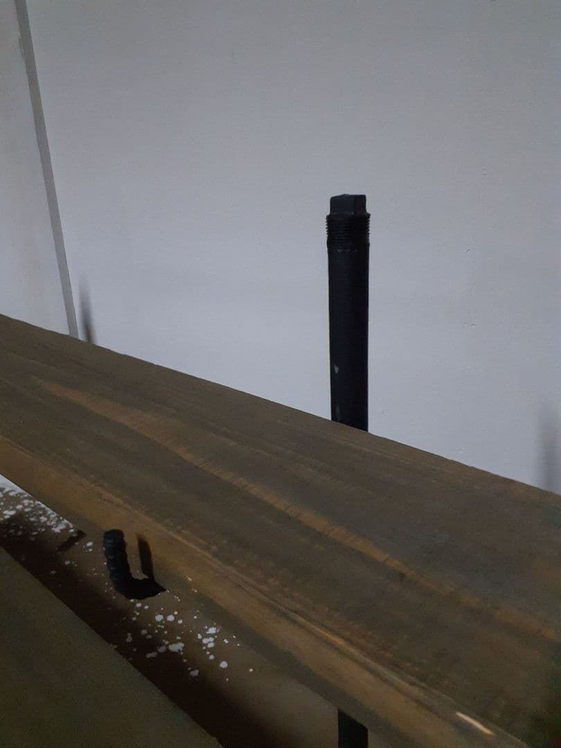 アイアン2段シェルフ　インダストリアル家具