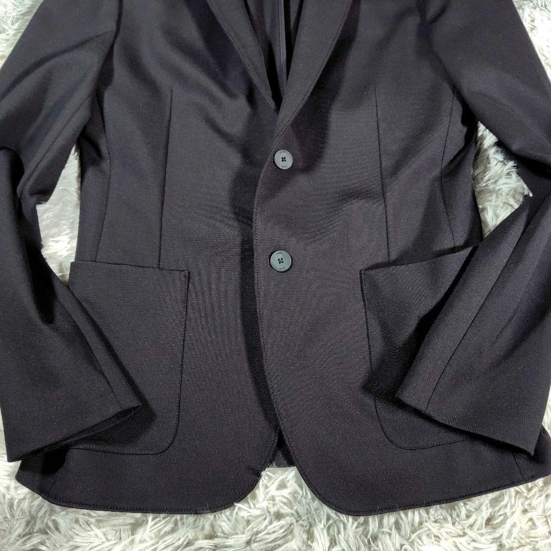 美品✨ヒューゴ　トラベルスーツ　セットアップ　スーパーフレックス　ストレッチ　黒