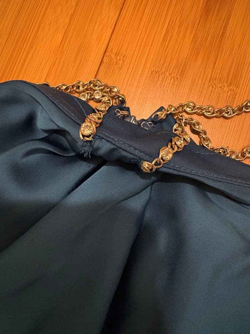 Veautt/ヴュート アッパーフレア／ショルダーチェーン Sサイズ ブルー