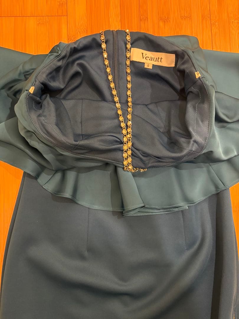 Veautt/ヴュート アッパーフレア／ショルダーチェーン Sサイズ ブルー