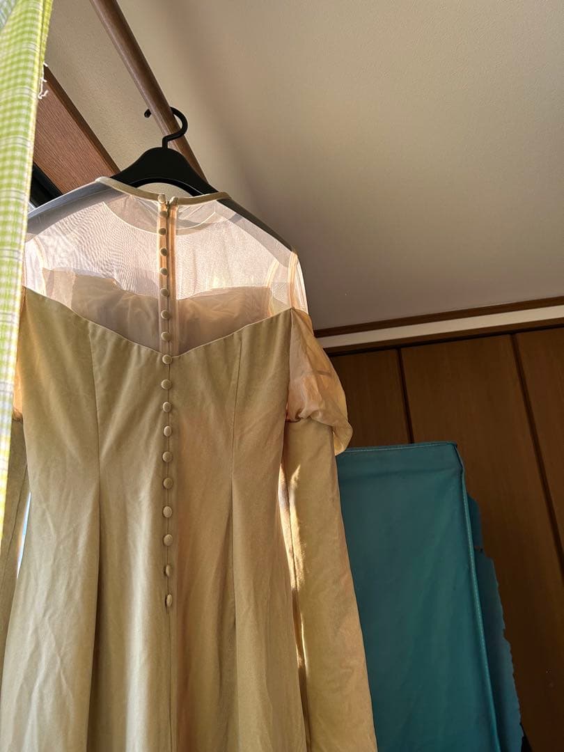 アメリヴィンテージ　UND VELOUR OFF SHOULDER DRESS