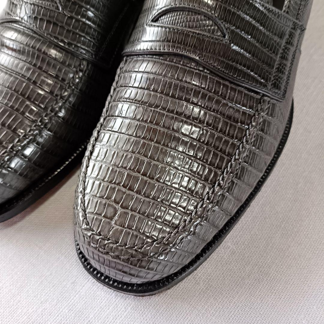 F.LLI Giacometti FG123 リザード ローファー 42