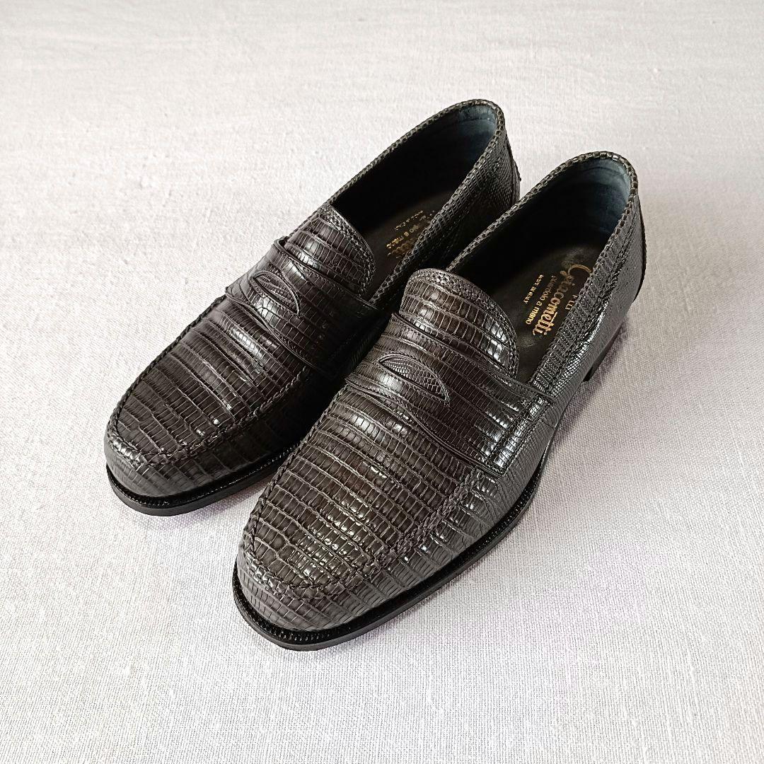 F.LLI Giacometti FG123 リザード ローファー 42