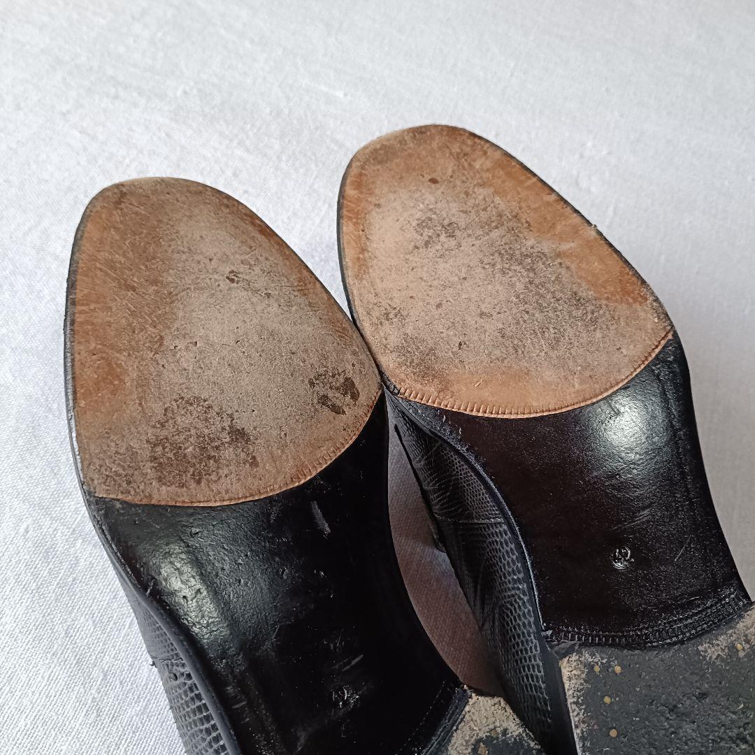 F.LLI Giacometti FG123 リザード ローファー 42