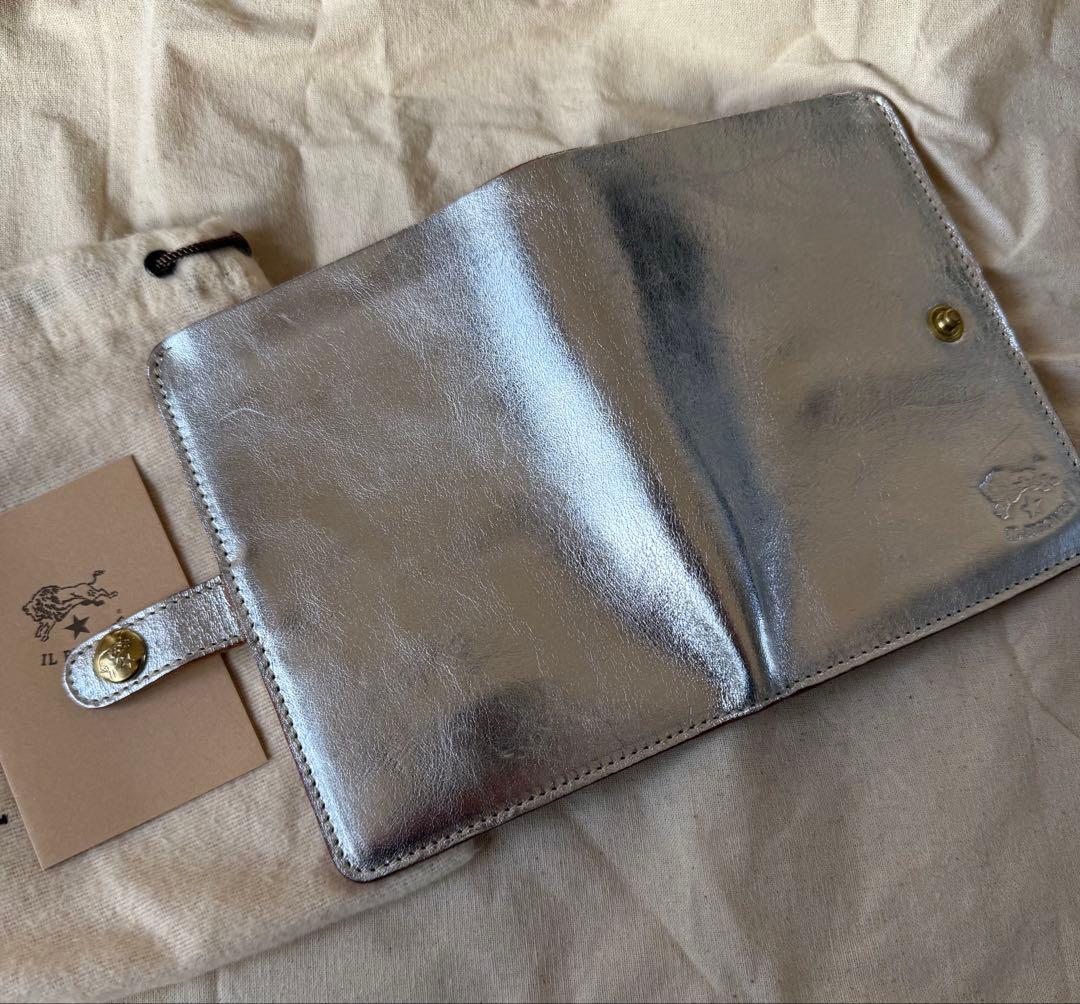 イルビゾンテ 2つ折り財布 シルバー