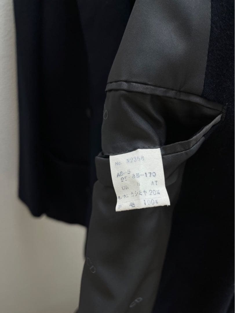 90s Christian Dior ディオール カシミヤテーラード ネイビー