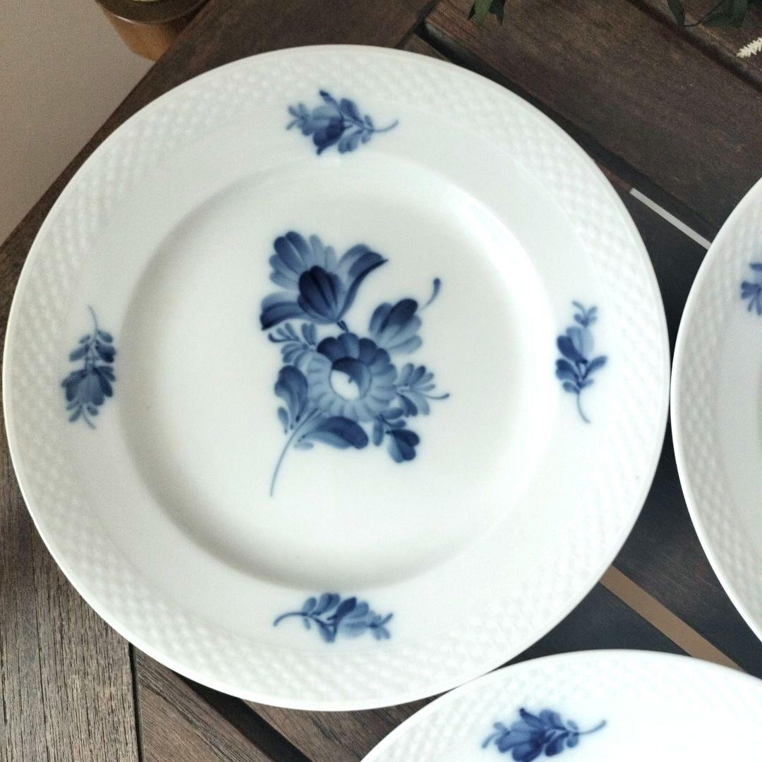 ロイヤルコペンハーゲン ブルーフラワー プレート5枚セット（直径21.5センチ）