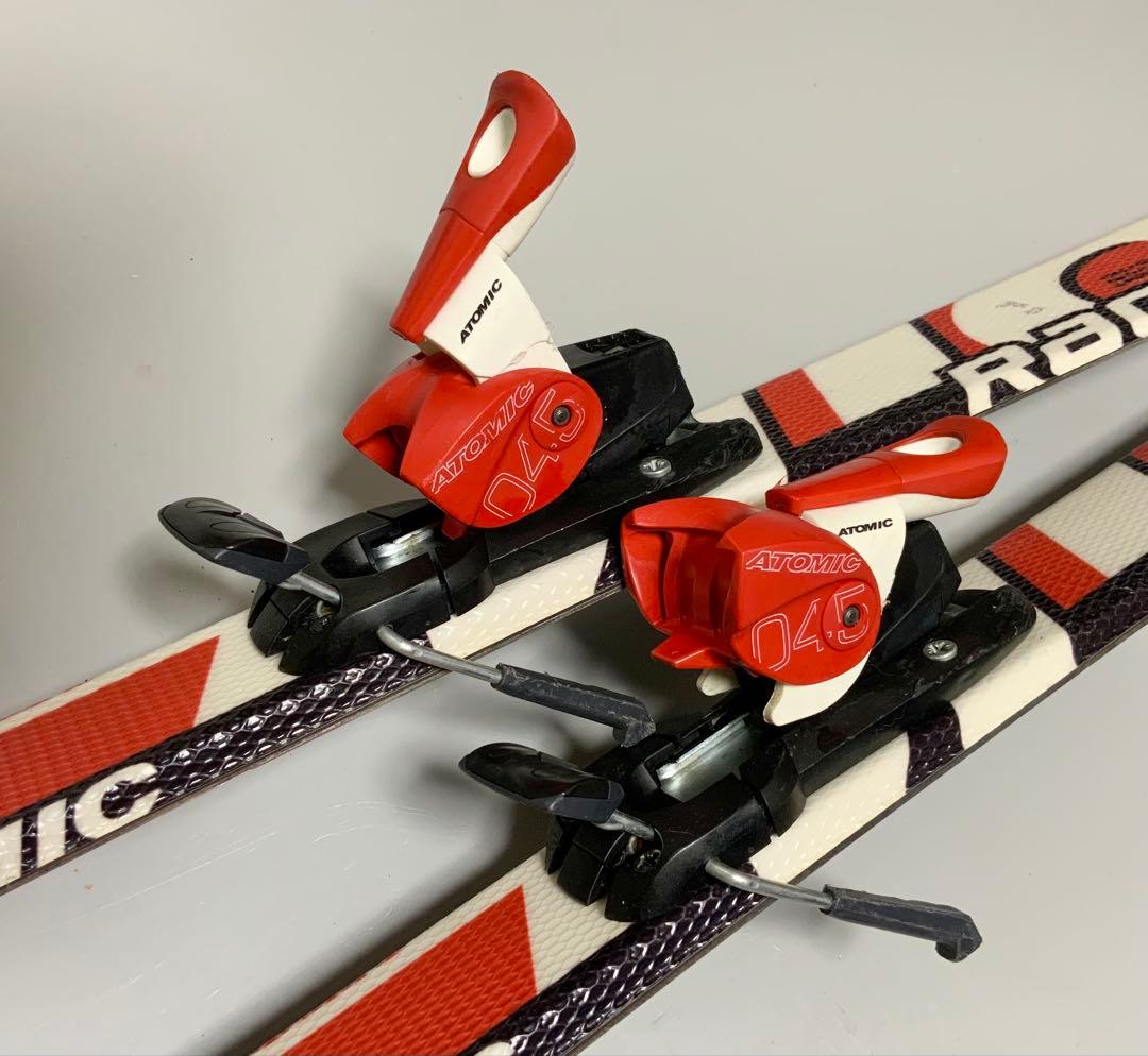 ジュニアスキー 4点セット　ATOMIC 板130cm／靴24-24.5cm
