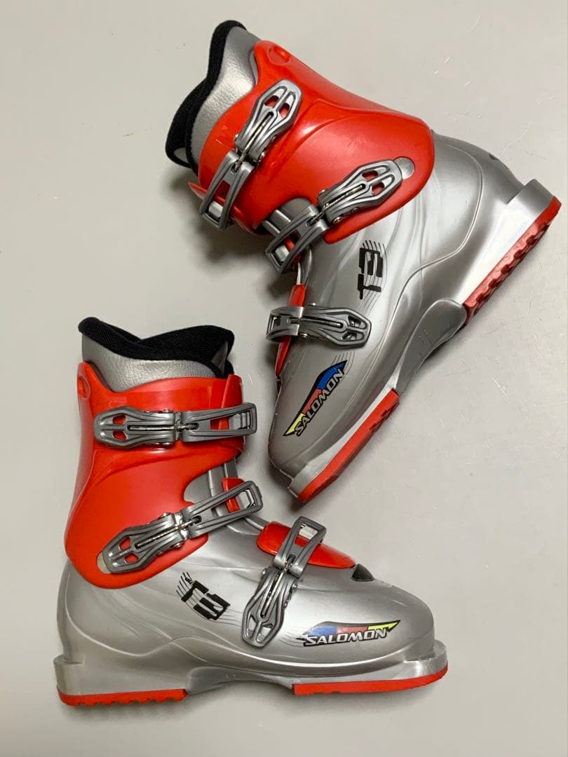 ジュニアスキー 4点セット　ATOMIC 板130cm／靴24-24.5cm