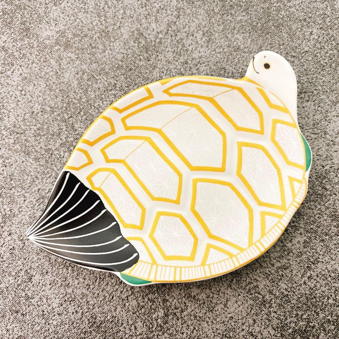 maru様ご依頼品　フォロワー様割引　有田焼　幸楽窯　　 鶴亀銘々皿　6点セット