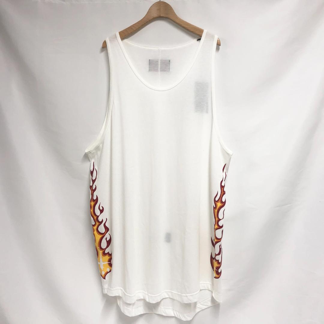 ○★新品未使用　CVTVLIST　ファイヤープリント タンクトップ　1　ホワイト