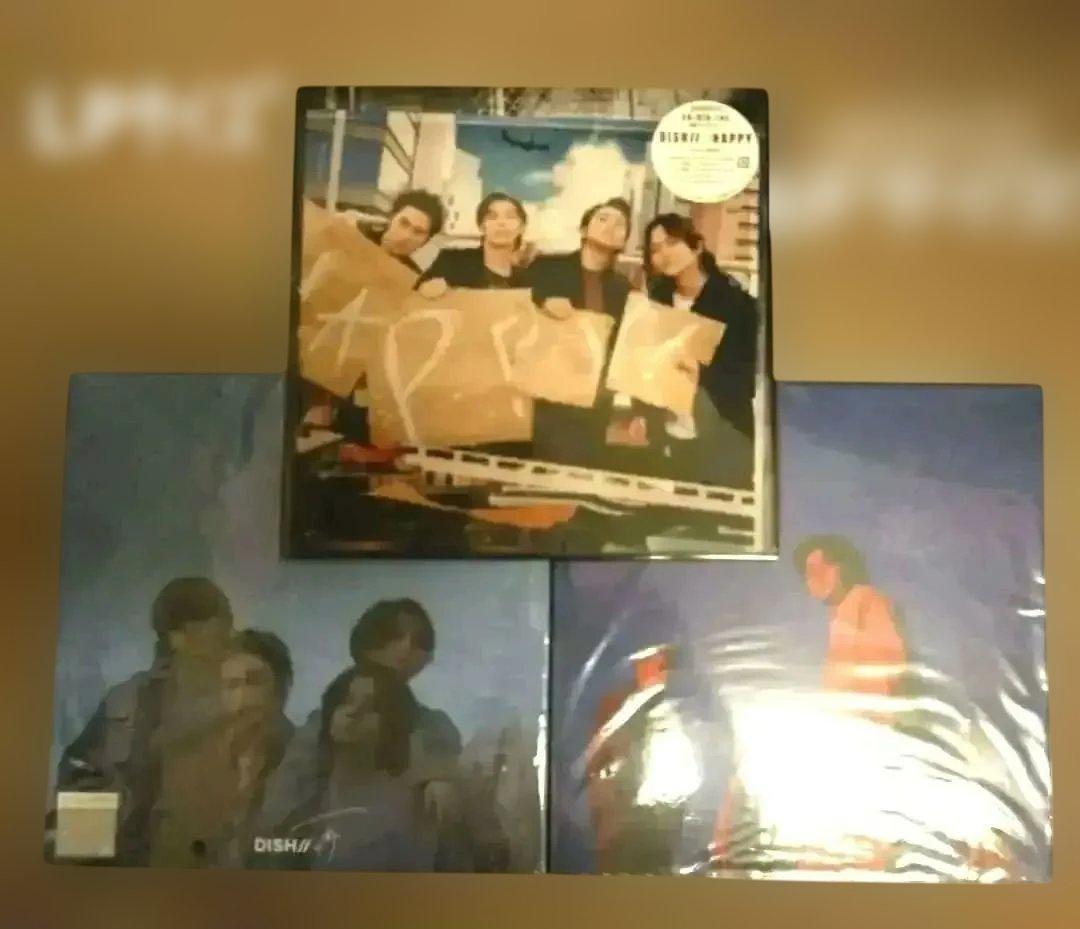 DISHi 初回限定盤 CD 3タイトル LPサイズ 新品未開封品