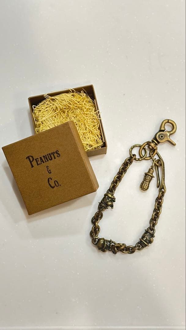 Peanuts&Co ピーナッツカンパニー　ブルウォレットチェーン