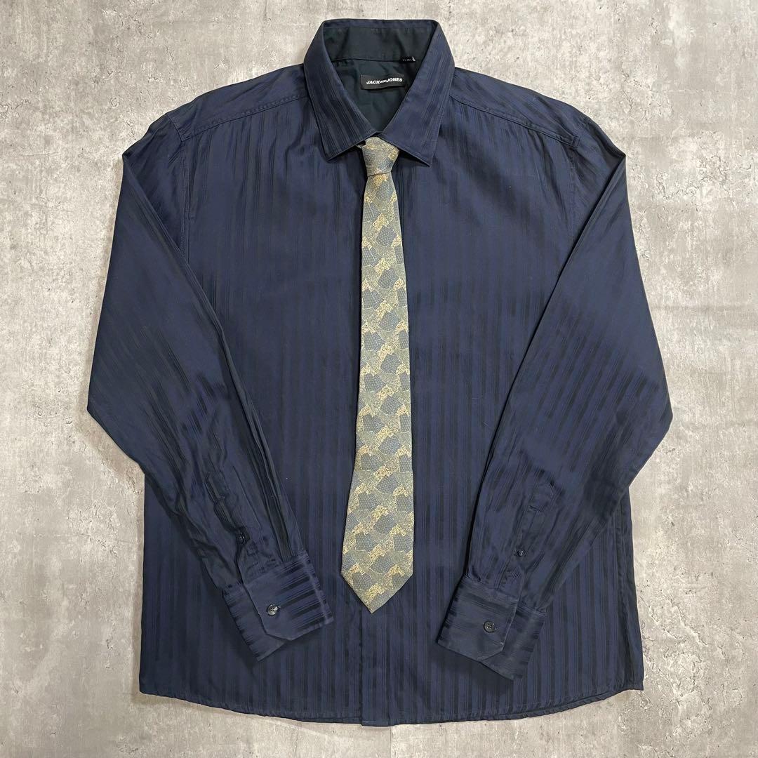 5点セット✨ ディオール セットアップ スーツ ネクタイシャツ 黒 青 成人式